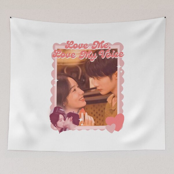 Item preview, Love Me, Love My Voice Chinese Romance Drama C-drama illustration designed and sold by HELL0WBELLO.