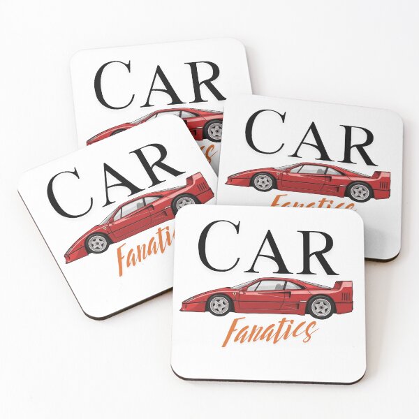 Item preview, Car Fanatics – The Red Icon: Passion and Legendary Performance designed and sold by Fuel-Shirts.