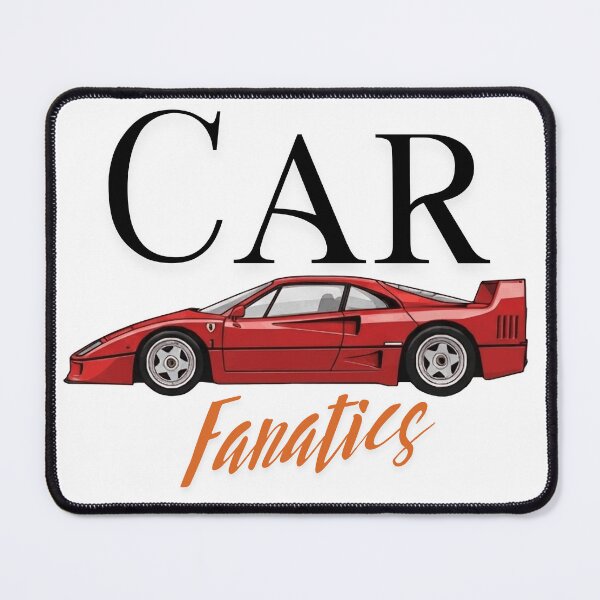 Item preview, Car Fanatics – The Red Icon: Passion and Legendary Performance designed and sold by Fuel-Shirts.