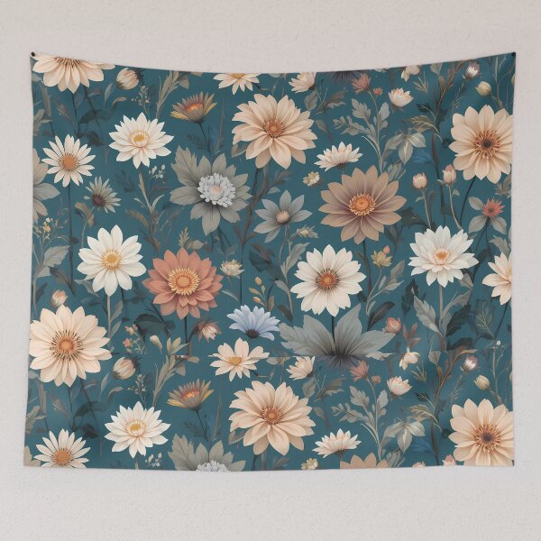 Item preview, Home Enchanted Garden Vibrant Flowers Butterflies Love Peace designed and sold by ART ATTACK ZONE.