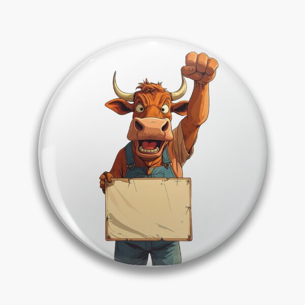 Item preview, cow protest designed and sold by elfuente.