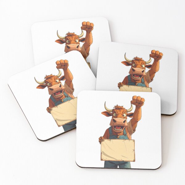 Item preview, cow protest designed and sold by elfuente.