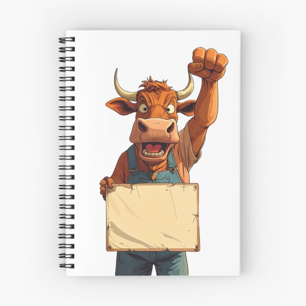 Item preview, cow protest designed and sold by elfuente.