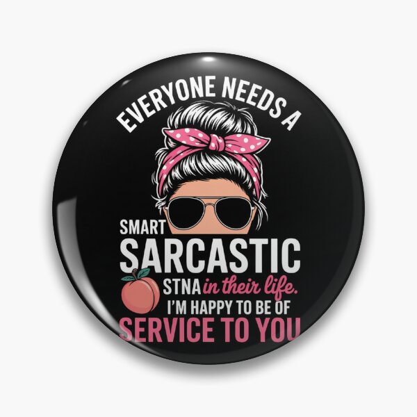 Item preview, Nurse Sarcastic Messy Bun Nursing designed and sold by comptorasunfia.