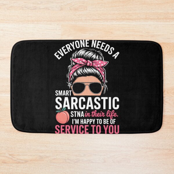 Item preview, Nurse Sarcastic Messy Bun Nursing designed and sold by comptorasunfia.