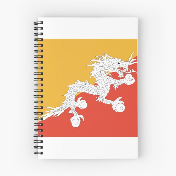 Item preview, Bhutan Flag Design designed and sold by AlaskaExtreme.