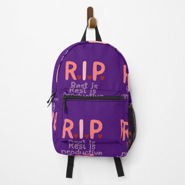 Item preview, R.I.P. – Rest Is Productive | Playful Self-Care Affirmation Design designed and sold by MyTshirtArt.