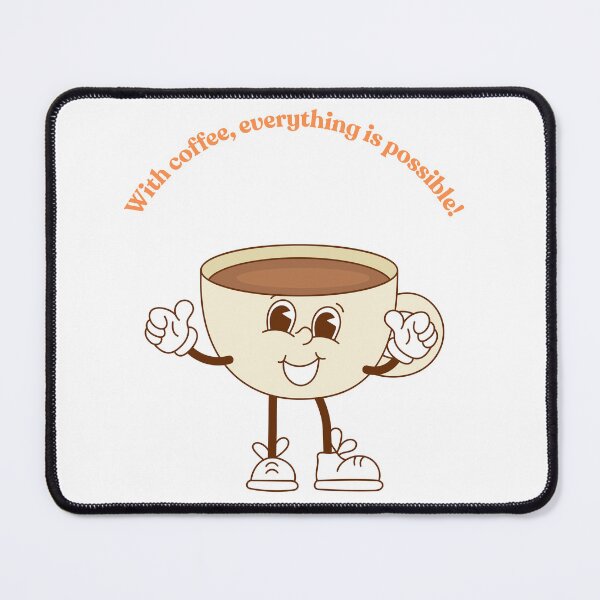 Item preview, With coffee, everything is possible! designed and sold by MagicTeeVibeArt.