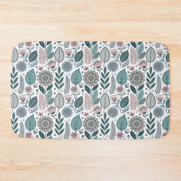 Item preview, Floral Folk Symbols | Cozy Nordic Folk Art designed and sold by Shuga-Design.