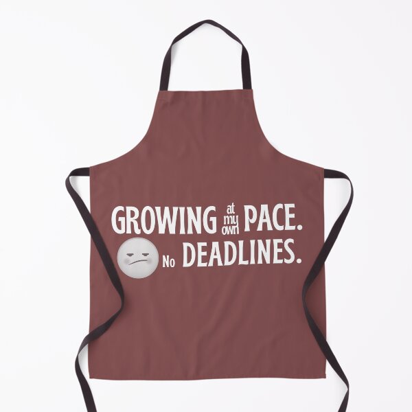 Item preview, Growing at My Own Pace – No Deadlines Mental Health Quote Design designed and sold by FreeArtStyle.