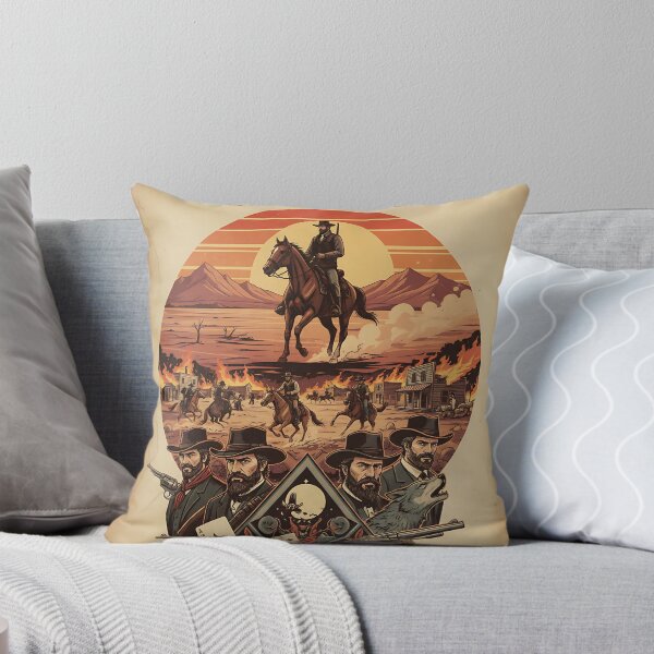 Aperçu de l'œuvre Saga épique de hors-la-loi du Far West – Art western vintage créée et vendue par iwzzuel.