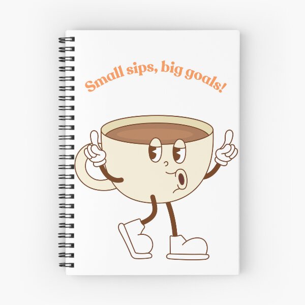 Item preview, Small sips, big goals! designed and sold by MagicTeeVibeArt.