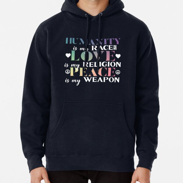 Item preview, Important Humanity Love Peace Equality Yoga Saying designed and sold by porcodiseno.