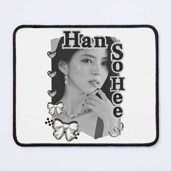 Item preview, Han So-hee (한소희) Korean actress South Korean celebrity K-drama star Korean film n Black and White Collage Digital Art Portrait designed and sold by AJUNICE STUDIO.