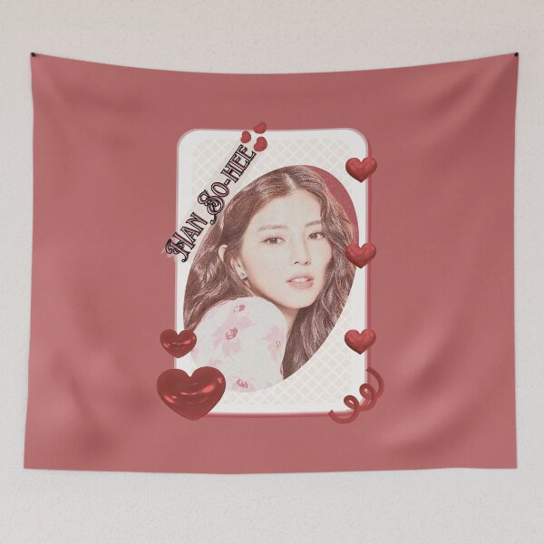 Item preview, Han So-hee (한소희) Korean actress South Korean celebrity K-drama star Korean film  illustration Red Aesthetic Collage Design designed and sold by AJUNICE STUDIO.
