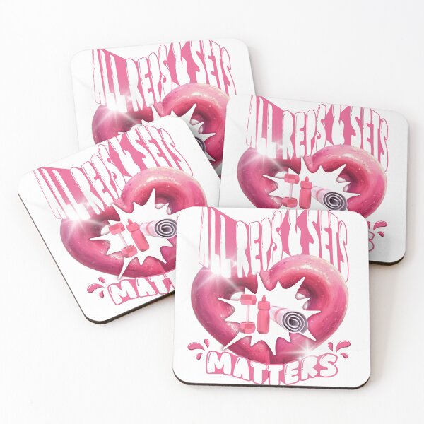 Item preview, All Reps Matter - Gym Girl Motivational Quote designed and sold by crizzysketch.