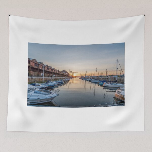 Item preview, Sunset at James Watt Marina designed and sold by RJW Images.