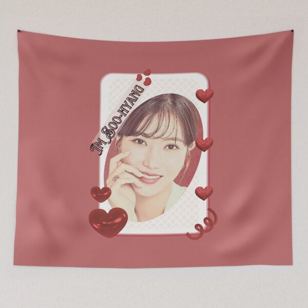 Item preview, Im Soo-hyang (임수향) Korean actress South Korean celebrity K-drama star Korean film  illustration Red Aesthetic Collage Design designed and sold by AJUNICE STUDIO.