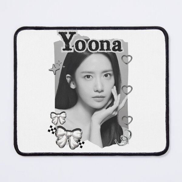 Item preview, Im Yoon-ah (임윤아)Korean actress South Korean celebrity K-drama star Korean film n Black and White Collage Digital Art Portrait designed and sold by AJUNICE STUDIO.