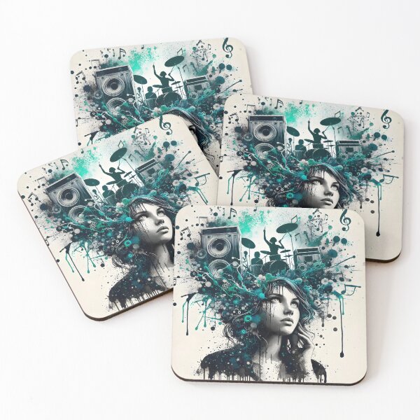 Item preview, Song Stuck in Head, Ai Generated Art  designed and sold by ACC .