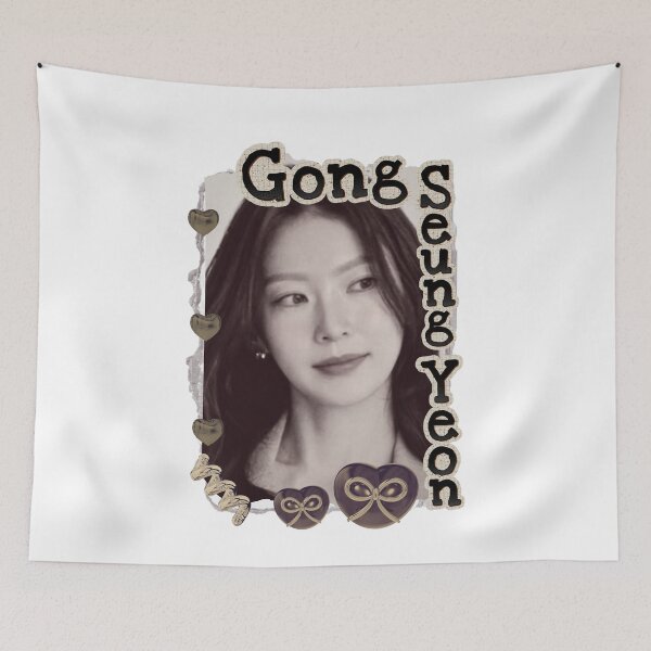 Item preview, Gong Seung-yeon (공승연) Korean actress South Korean celebrity K-drama star Korean film Scrapbook Collage Cozy Y2K Vintage Design designed and sold by HELL0WBELLO.