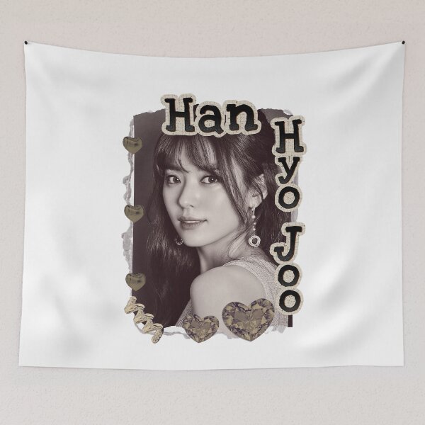 Item preview, Han Hyo-joo (한효주) Korean actress South Korean celebrity K-drama star Korean film Scrapbook Collage Cozy Y2K Vintage Design designed and sold by HELL0WBELLO.