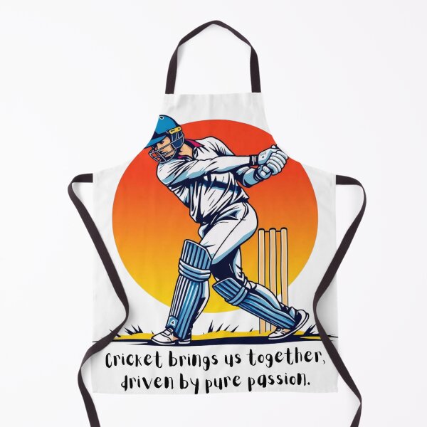 Item preview, Cricket Batsman Action Illustration Sunset Sports Art designed and sold by Royal Scepter.