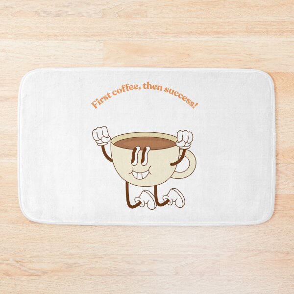 Item preview, First coffee, then, success! designed and sold by MagicTeeVibeArt.