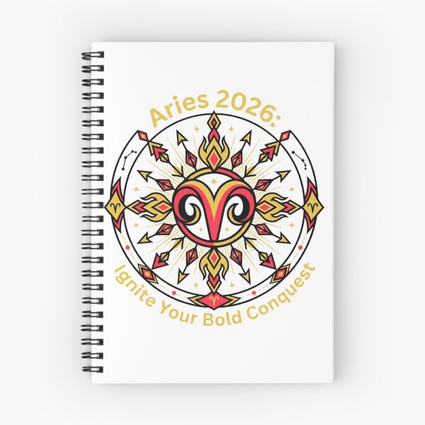 Item preview, Aries 2026 Zodiac Mandala – Bold Fire Sign Art for Fearless Leaders designed and sold by MskynextDigitalstudio.