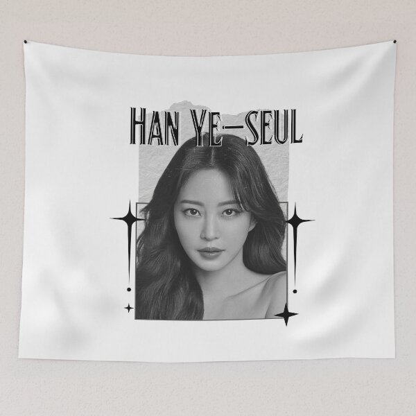 Item preview, Han Ye-seul (한예슬) Korean actress South Korean celebrity K-drama star Korean film Scrapbook Collage Cozy Y2K Vintage Design designed and sold by HELL0WBELLO.