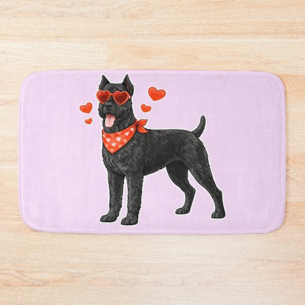 Item preview, Giant Schnauzer with Hearts - Cute Cartoon Style designed and sold by GoodyPaws.