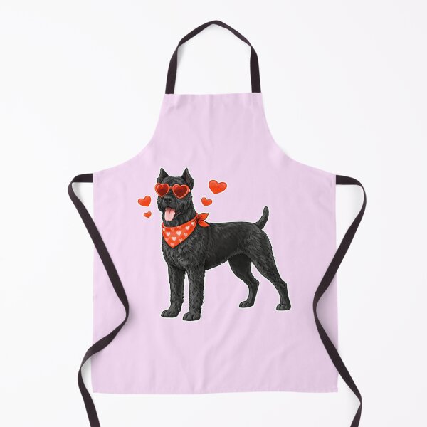 Item preview, Giant Schnauzer with Hearts - Cute Cartoon Style designed and sold by GoodyPaws.