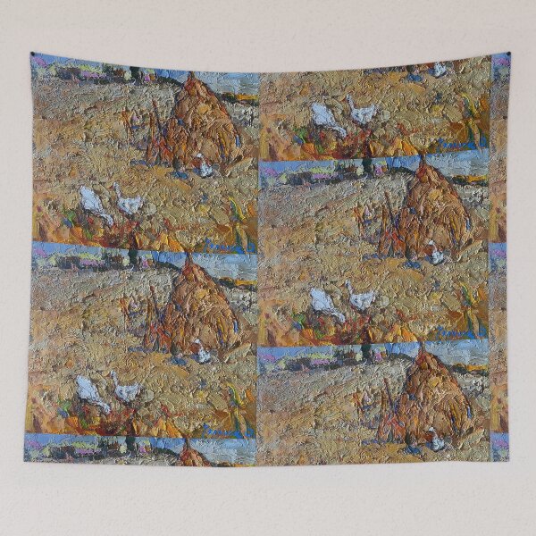 Item preview, Oksana Ivanyuk: Geese in the Fields designed and sold by ukrainianvin.