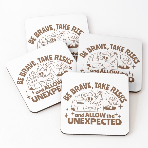 Item preview, Be brave, take risks and allow the unexpected. designed and sold by monkik.