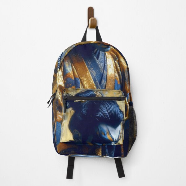 Item preview, Kabuki Warrior in Gold and Indigo designed and sold by StudioKansai.