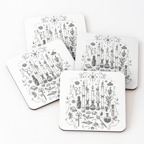 Item preview, Witchy Ritual Symbols – Dark Elegant Aesthetic Art designed and sold by WhereHopeBlooms.