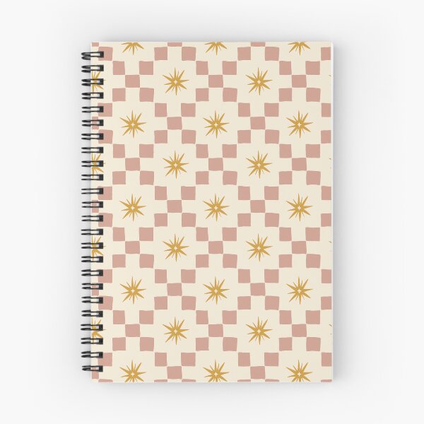 Artikelvorschau, Retro-Sternenkaromuster in Blush & Mustard entworfen und verkauft von emilee.faye.