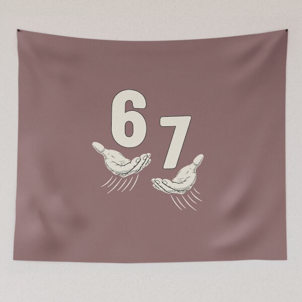 Item preview, 67 Hands Up Funny Birthday designed and sold by FouChan.