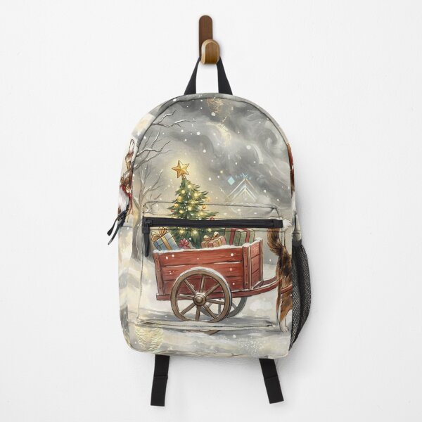 Item preview, Dog Delivering Christmas Tree designed and sold by M-Y-A-R-T-.
