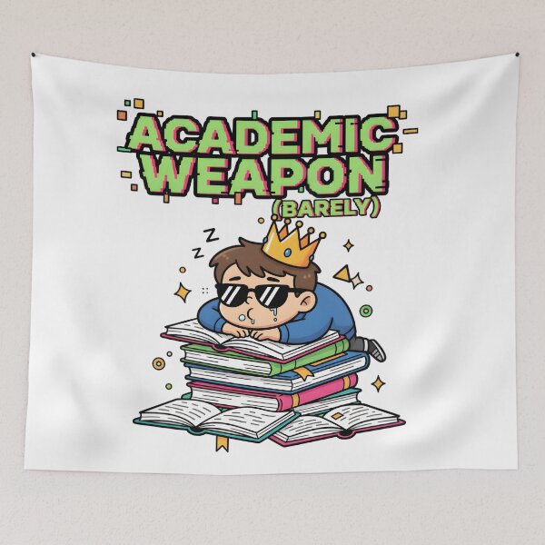 Item preview, Academic Weapon Barely Student Crown designed and sold by AnnDesignStudio.