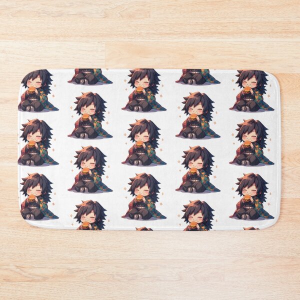 Item preview, Giyu Tomioka Demon Slayer Anime Chibi Kawaii Burger Cute Calm Sparkles designed and sold by mildaclairmo.