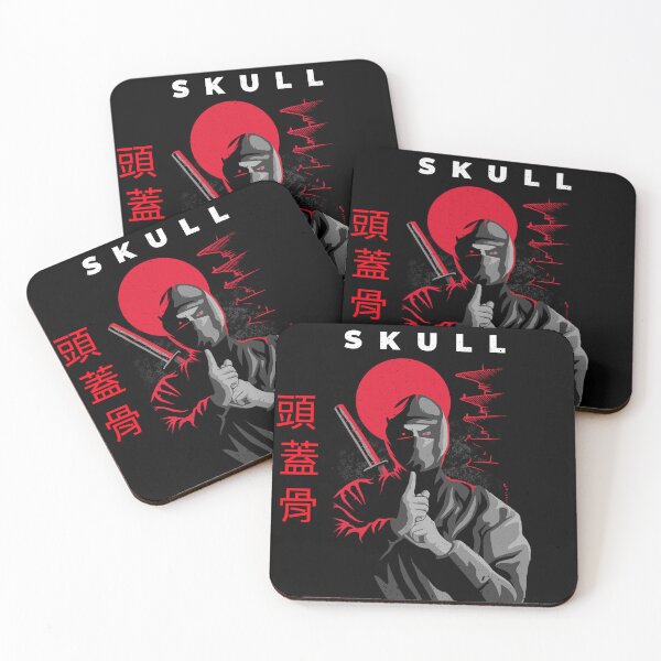 Item preview, Skull Japanese Ninja Masked Figure Design designed and sold by Pathfinders Co..