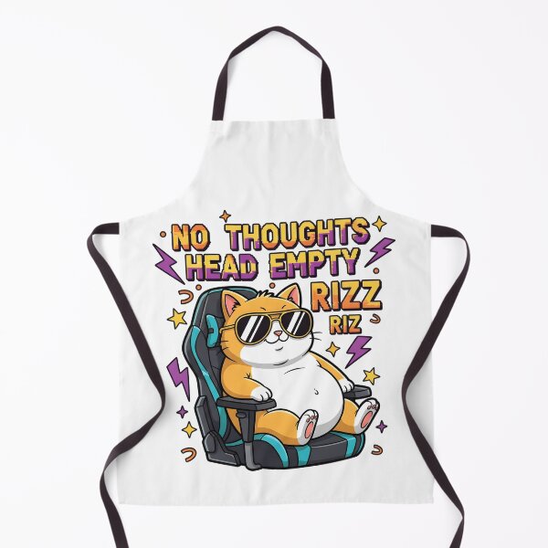 Item preview, No Thoughts Head Empty Rizz Cat designed and sold by AnnDesignStudio.