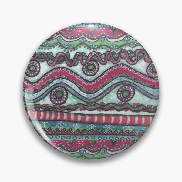 Item preview, Christmas decoration pattern - zentagle doodle abstract  designed and sold by ColorWander.