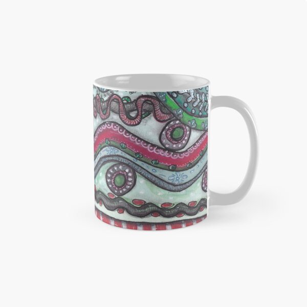 Item preview, Christmas decoration pattern - zentagle doodle abstract  designed and sold by ColorWander.