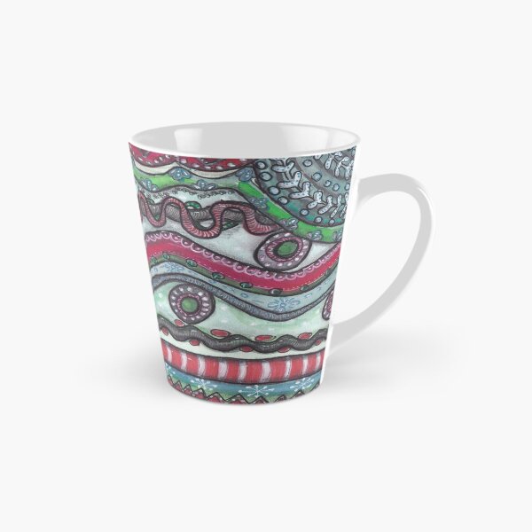 Item preview, Christmas decoration pattern - zentagle doodle abstract  designed and sold by ColorWander.