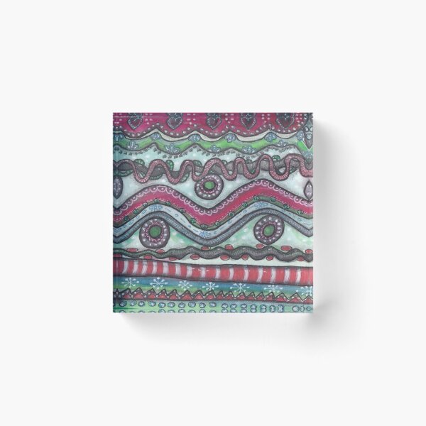Item preview, Christmas decoration pattern - zentagle doodle abstract  designed and sold by ColorWander.