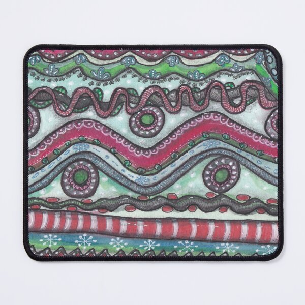 Item preview, Christmas decoration pattern - zentagle doodle abstract  designed and sold by ColorWander.
