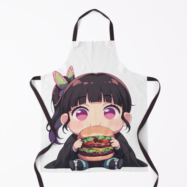 Item preview, Kanao Tsuyuri Demon Slayer Anime Girl Kawaii Chibi Burger Delight designed and sold by mildaclairmo.