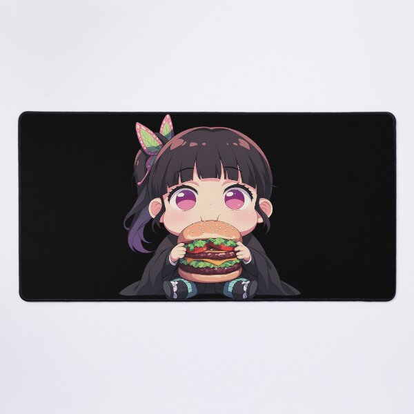 Item preview, Kanao Tsuyuri Demon Slayer Anime Girl Kawaii Chibi Burger Delight designed and sold by mildaclairmo.